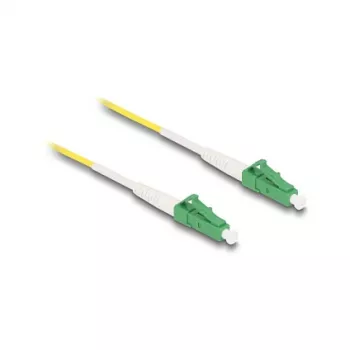 DeLOCK 83219 šviesolaidinis kabelis 0,5 m LC/APC – LC/APC geltonas