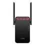 Wi‑Fi signalo stiprintuvas Cudy RE3000 2400–5000 MHz, 802.11ax/ac/n/g/b/a, Ethernet 100 Mbps, išorinė antena, juodas/raudonas