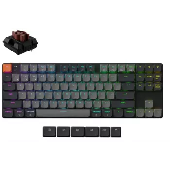 Belaidė klaviatūra K1 RGB/JUODA K1X-H3 Keychron