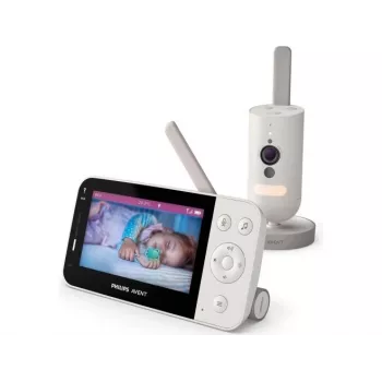 Philips AVENT SCD953/26 belaidis vaizdo kūdikio monitorius 400 m Wi-Fi Pilka, Balta