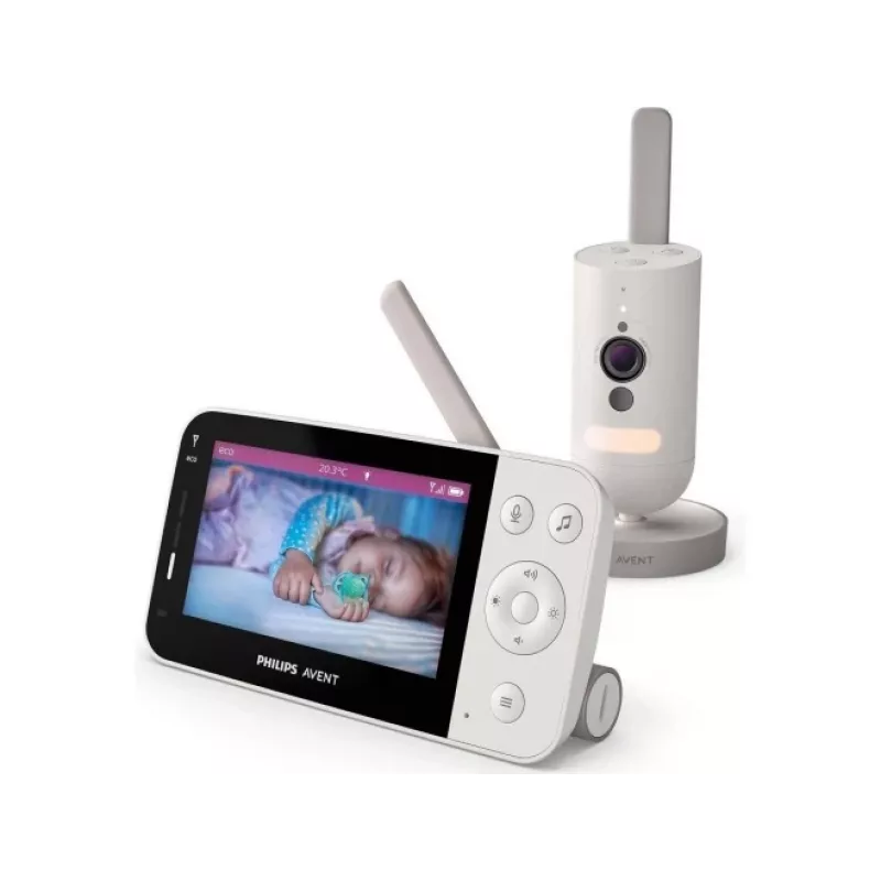 Philips AVENT SCD953/26 belaidis vaizdo kūdikio monitorius 400 m Wi-Fi Pilka, Balta