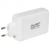Maitinimo šaltinis ALLNET PSU-GaNPD-USB-1A3C-130W — 130W, 1× USB-A, 3× USB-C