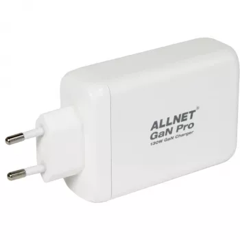 Maitinimo šaltinis ALLNET PSU-GaNPD-USB-1A3C-130W — 130W, 1× USB-A, 3× USB-C