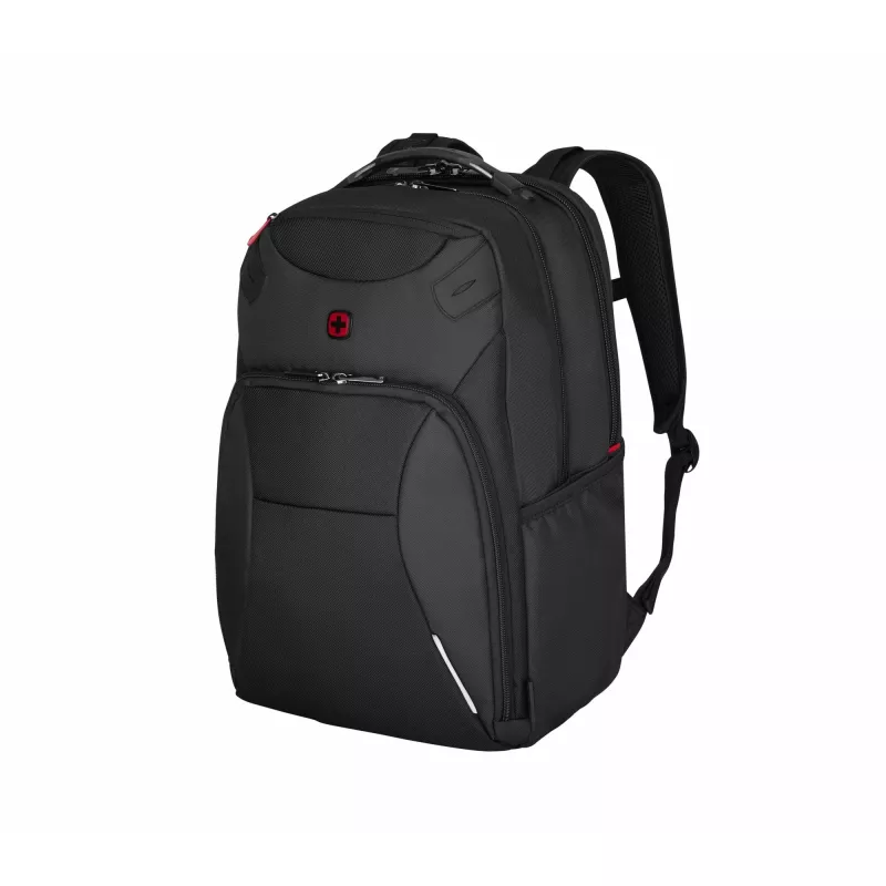 Kasdienė kuprinė Wenger SwissGear Cosmic Black iš perdirbto poliesterio PVC rPET