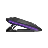 FURY GUNBAI G3 aušinimo padėklas nešiojamam kompiuteriui 14.1–17.3 col., 2 ventiliatoriai, RGB apšvietimas, 2× USB