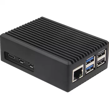 INTER-TECH ODS-739 dėklas Raspberry Pi 5 — kompaktiškas dizainas