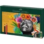 Aliejiniai pieštukai Faber-Castell Polychromos & Pitt Graphite Matt rinkinys 48 vnt. įvairiaspalviai