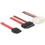 SATA kabelis DeLOCK 84790 0,5 m SATA 13 kontaktų SATA 7 kontaktų + Molex