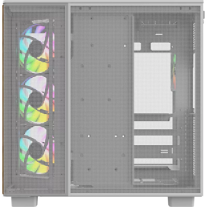 PC korpusas Thermaltake View 380 XL WS ARGB Snow White — Midi bokštas, ATX palaikymas, su langu