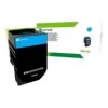 Eksploatacinė medžiaga Lexmark 80C2SCE žydra