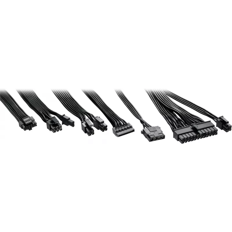 Maitinimo blokas Sharkoon Rebel P20 SFX 750W (juodas, 1x 12 kaiščių High Power jungtis, 2x PCIe, kabelių valdymas, 750 vatų)
