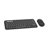 Logitech Pebble 2 Combo for Mac, Tonal Graphite, US International belaidis klaviatūros ir pelės rinkinys