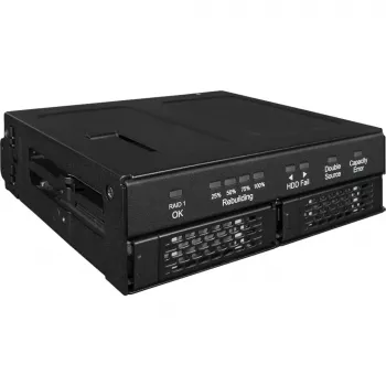 Icy Dock MB902SPR-B R1 juodas 2,5 colio SATA kietojo disko korpusas