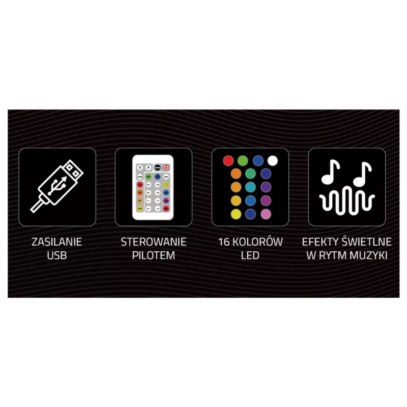 Dekoratyvinė neoninė LED juosta MANTA SNL58RGB – RGB spalvų keitimo juosta