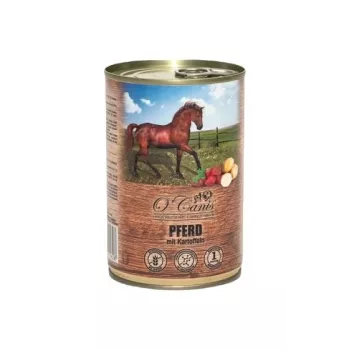 Šlapias šunų ėdalas o'canis Horse Meat with Potato 400 g