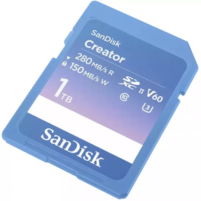 SanDisk Creator SD UHS-II atminties kortelė, 1TB, mėlyna, SDSDXEP-1T00-GNCIS
