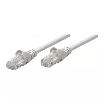 Intellinet tinklo jungiamasis kabelis Cat6A, 50 m, pilkas, varinis, S/FTP, LSOH/LSZH, RJ45, auksuoti kontaktai, su apsauga nuo užkabinimo, su batutėmis, viso gyvenimo garantija