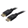 Sharkoon Displayport 1.3 kabelis, kištukas > 4K, juodas, 3 metrai