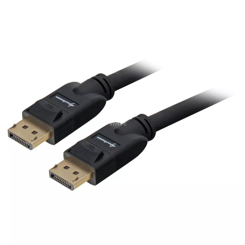 Sharkoon Displayport 1.3 kabelis, kištukas > 4K, juodas, 3 metrai