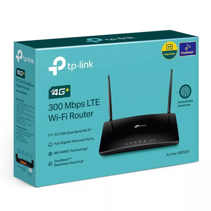 Maršrutizatorius TP-Link Archer MR500 dviejų juostų Wi-Fi 5