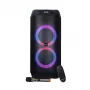 Nešiojamas garsiakalbis MANTA ATTIS SPK0802 120W, Bluetooth, laidinis įėjimas, įkraunamas, FM, LED lemputės