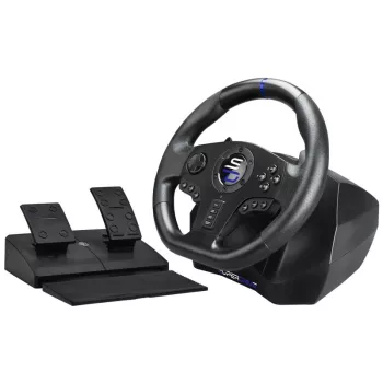Vairas su pedalais Subsonic SV750 juodas 270° sukimosi kampas USB