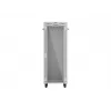 LANBERG 19 colių 32U stovimas serverio spintos stovas 600×600 mm pilkas su perforuotomis durelėmis ir LCD (Flat Pack)