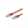 Wentronic Goobay CAT 5e jungiamasis kabelis, SF/UTP, raudonas, 0,5 m - CCA vario mišinys (68031)