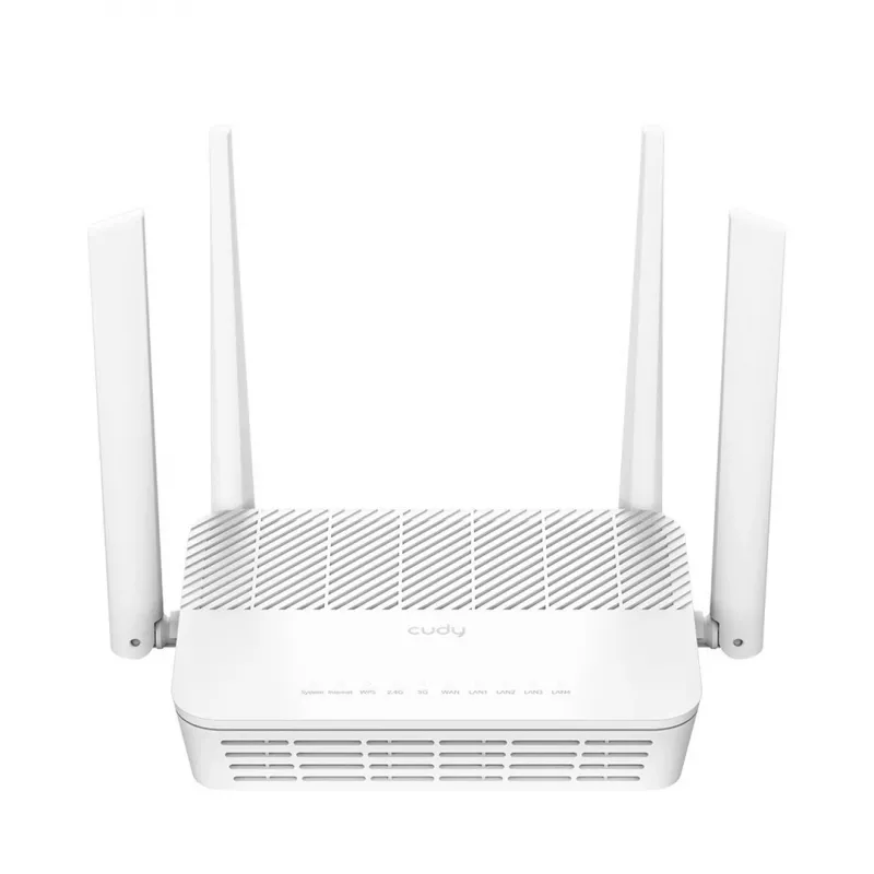 Stalininis maršrutizatorius Cudy WR3000H Wi‑Fi 6 AX3000, dviejų juostų 2,4/5 GHz, 2,5G WAN, Gigabit LAN (4 prievadai)