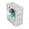 Korpusas Logic PORTOS ARGB MINIDI USB 3.0 Baltas