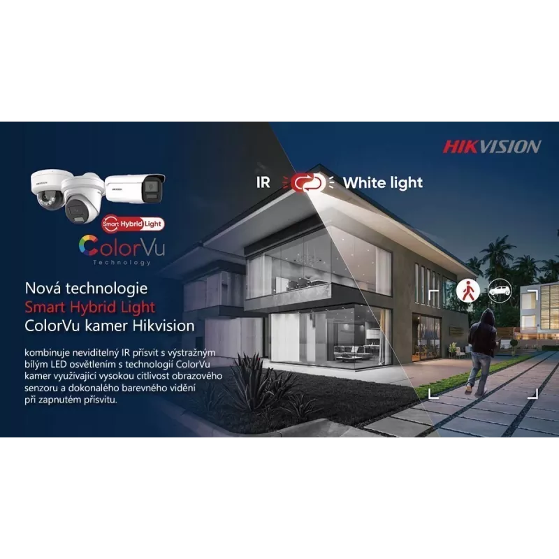 Kupolinė kamera Hikvision DS-2CD2387G3-LIS2UY/SL 8MP 2.8mm