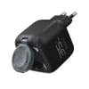 GaN kelioninis įkroviklis Havit UC250 A-EU 20V 1xUSB-C 0,7m juodas