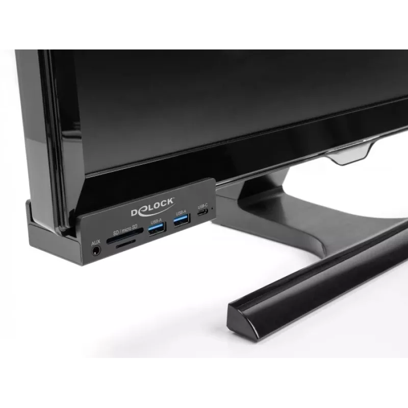 DeLOCK 64285 USB 2.0 Type-A šakotuvas 5000 Mbit/s Juodas