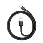 Baseus Cafule USB Lightning laidas 1,5 A 2 m (auksinis + juodas)
