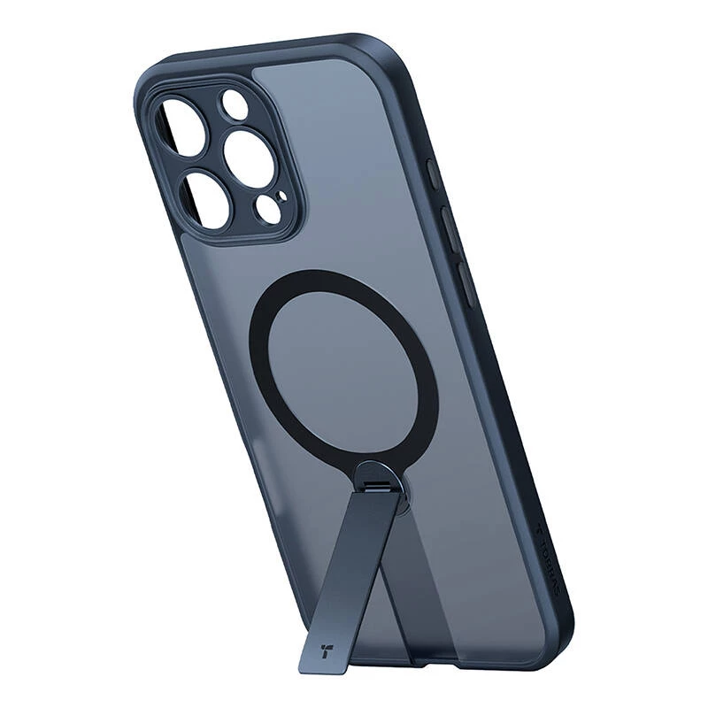 Torras Pstand Spin Dėklas iPhone 16 Pro (Juodas)