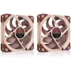 Kompiuterio korpuso ventiliatorius Noctua NF-A12X25 G2 PWM SX2-PP 120 mm, 12 V, 1800 RPM, 107,3 m³/h, SSO guolis, 2 vnt., smėlio spalvos