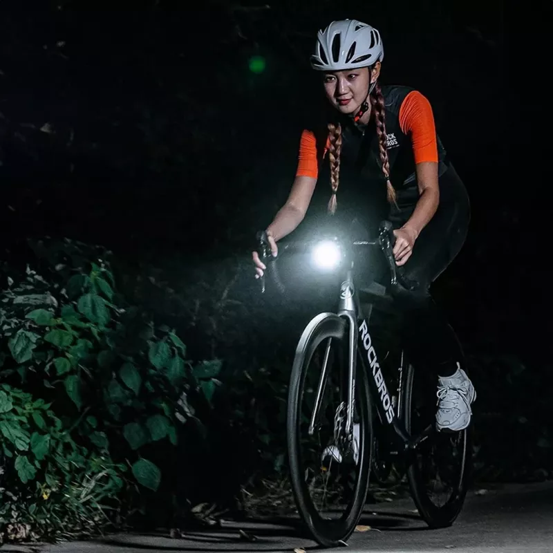 Priekinis dviračio žibintas Rockbros RHL1500 greičiomatui/GPS