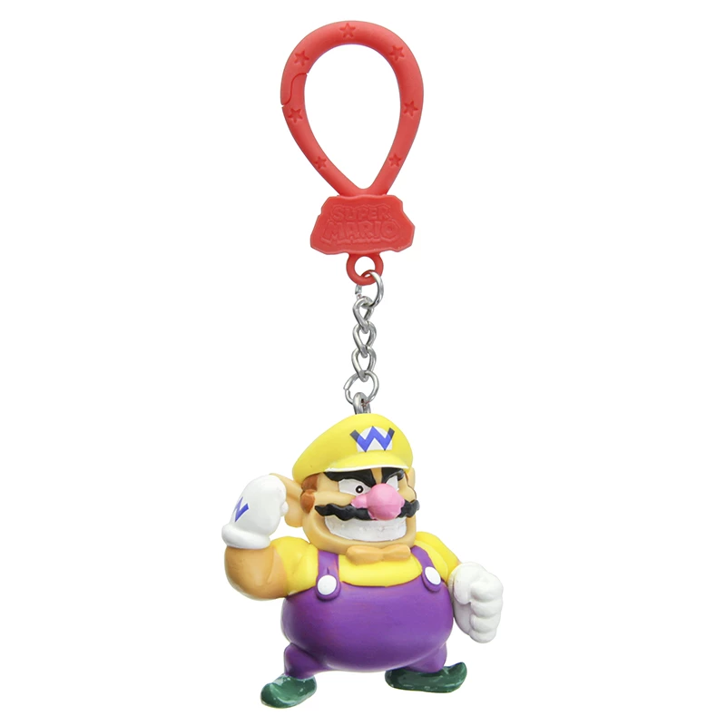 „Backpack Buddies“ raktų pakabukų rinkinys Paladone Super Mario, CDU, 24 vnt. – įvairūs veikėjai, kolekcionuojami aksesuarai