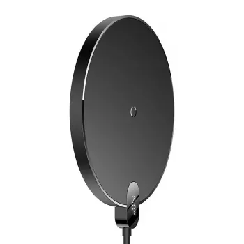 Baseus CCED000001 belaidis įkroviklis telefonams ir ausinėms, juodas, USB, skirtas naudoti patalpose