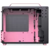 Jonsplus Z20 Black-Pink kompiuterio korpusas – Mini/Micro/Flex-ATX su nešimo rankena