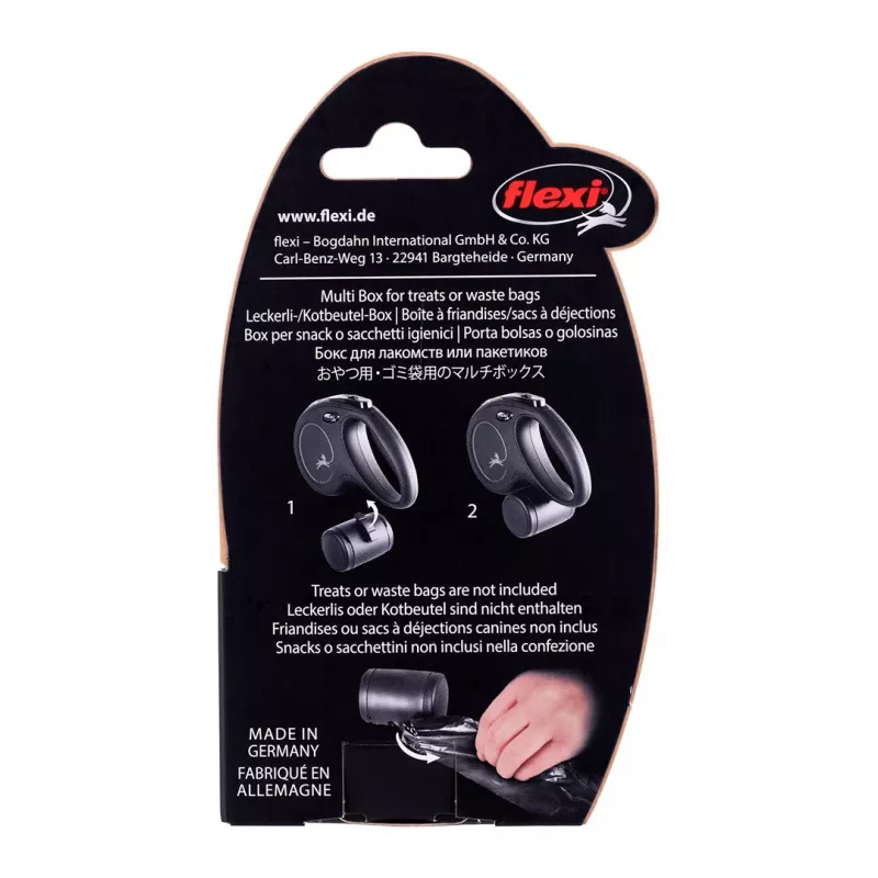 Flexi Multi Box Black Universal – universalus ėdalo/vandens indas šunims