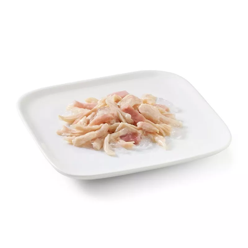 Šlapias šunų maistas Agras Pet Foods Schesir Vištiena su kumpiu želėje, 4 x 85 g