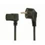 Maitinimo laidas kampuotas VDE 1,5 m / PC-186A-VDE1B-1,5M GEMBIRD