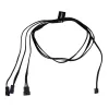 Vidinis maitinimo kabelis Alphacool 18602 0,6 m 3 kontaktų tiesus