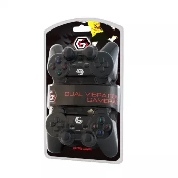 GEMBIRD JPD-UDV2-01 - Game Pad - 10 Tasten - kabelgebunden (Packung mit 2) - für PC (JPD-UDV2-01)
