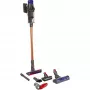 Dyson Cyclone V10 Absolute 2-in-1 belaidis šluotinis dulkių siurblys, sausas, be maišelio, vario ir nikelio spalvos