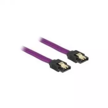 SATA kabelis DeLOCK 83690 0,3 m violetinis