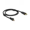 Laido adapteris DeLOCK 83730 Mini DisplayPort į HDMI 2m Juoda