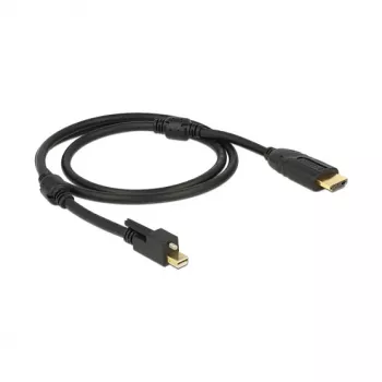 Laido adapteris DeLOCK 83730 Mini DisplayPort į HDMI 2m Juoda
