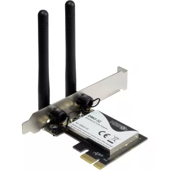 Inter-Tech DMG-32 – belaidžio ryšio PCI Express plokštė, 650 Mbit/s, juoda-sidabrinė (88888148)